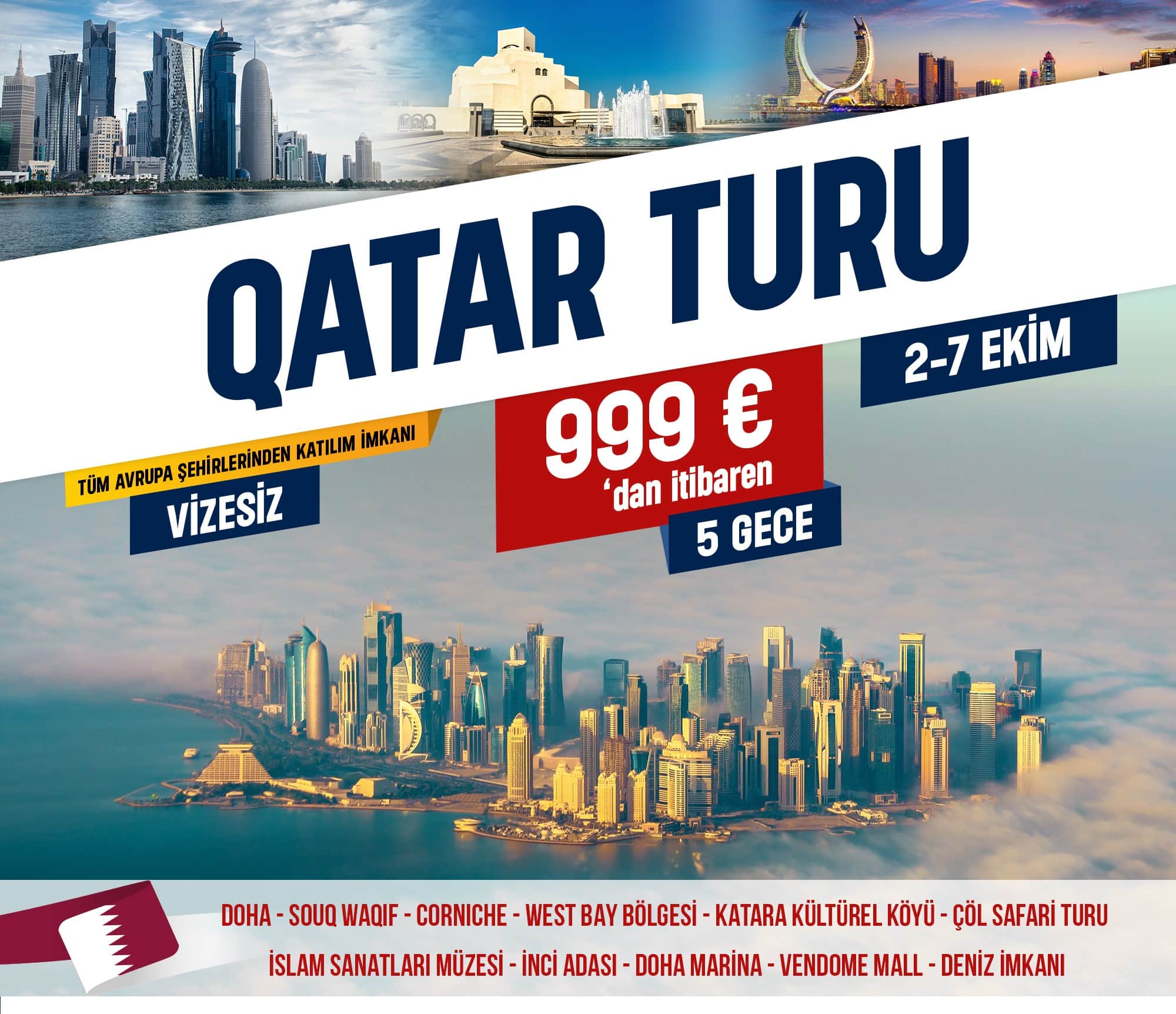 Katar Turu 2026 - Avrupa ve Almanya Çıkışlı