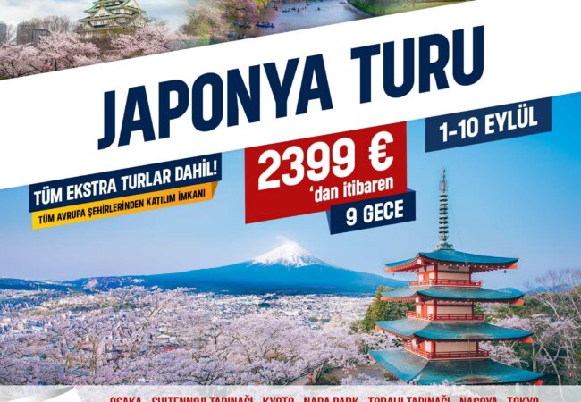 Japonya Turu 2026 - Almanya ve Avrupa Çıkışlı