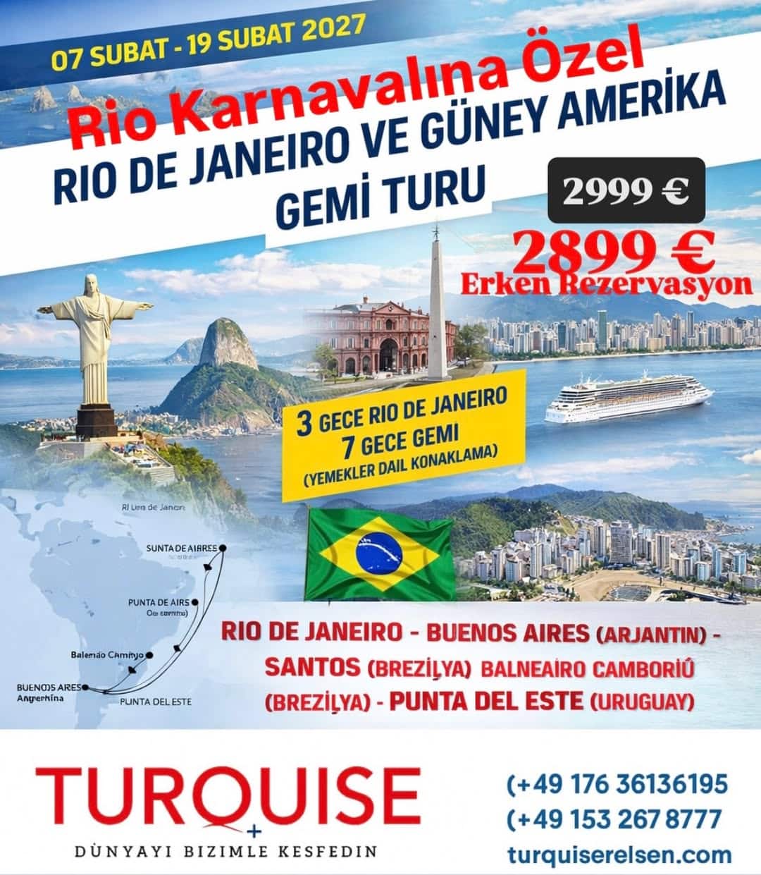 Turquise lüks yat turu